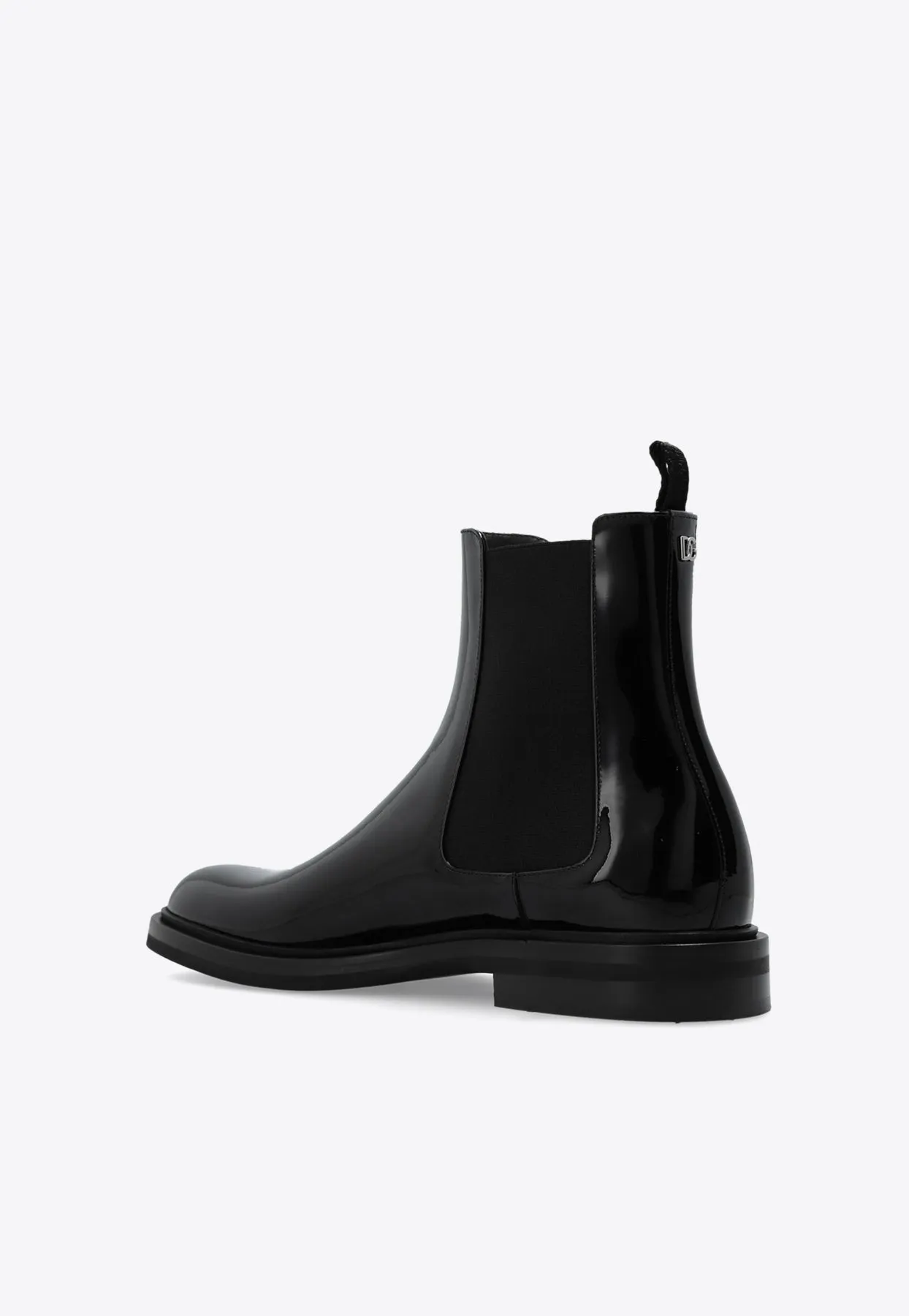 Altavilla Patent Leather Ankle Boots