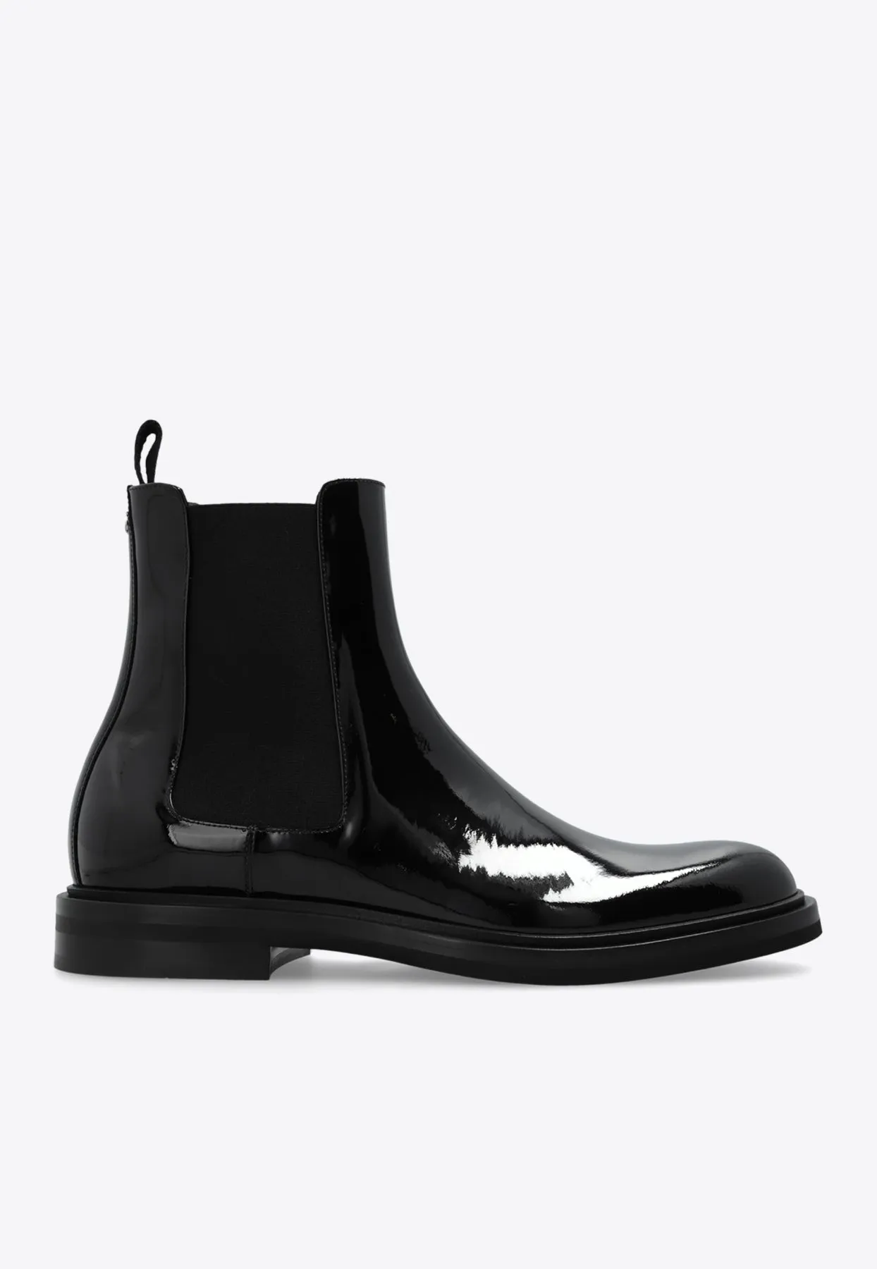Altavilla Patent Leather Ankle Boots