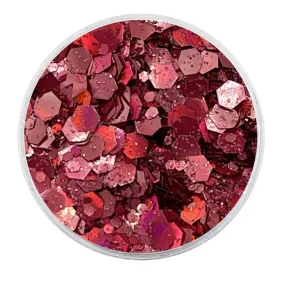 Biodegradable Holographic Red Glitter - Festival Glitter Mix (BioDemon)