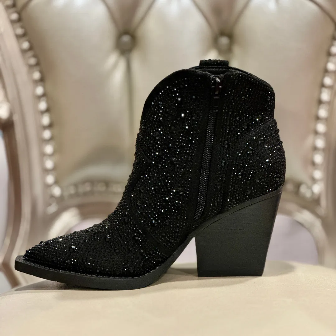 Black Western Bling Boot