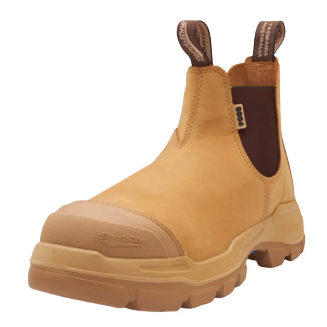 Blundstone 9000 Mens Rotoflex Elastic Side Safety Boot - Wheat