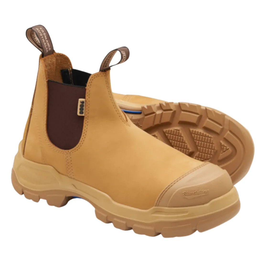 Blundstone 9000 Mens Rotoflex Elastic Side Safety Boot - Wheat