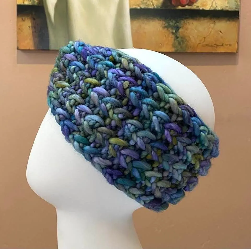Braided Hearts Headband Knit Pattern