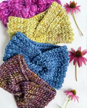 Braided Hearts Headband Knit Pattern