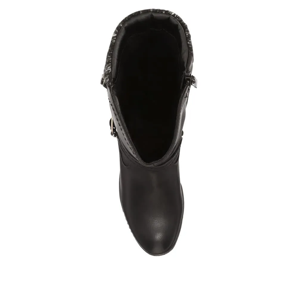 Buckle-Detailed Slouch Long Boots - WOIL40021 / 326 323