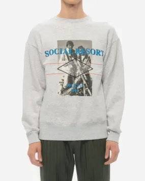 Bulky Crew - Grey Melange