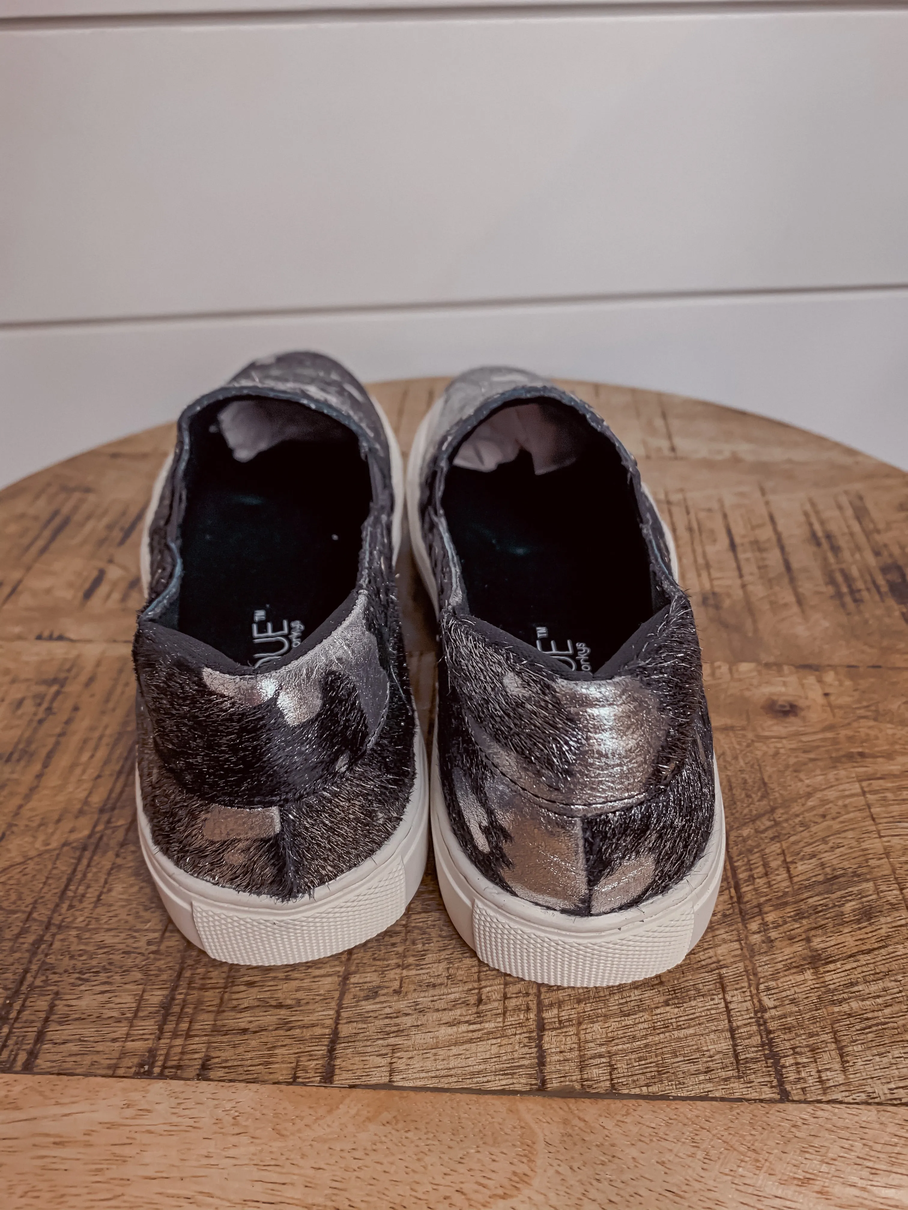 Corkys Pine Top Pewter Slip on Sneaker