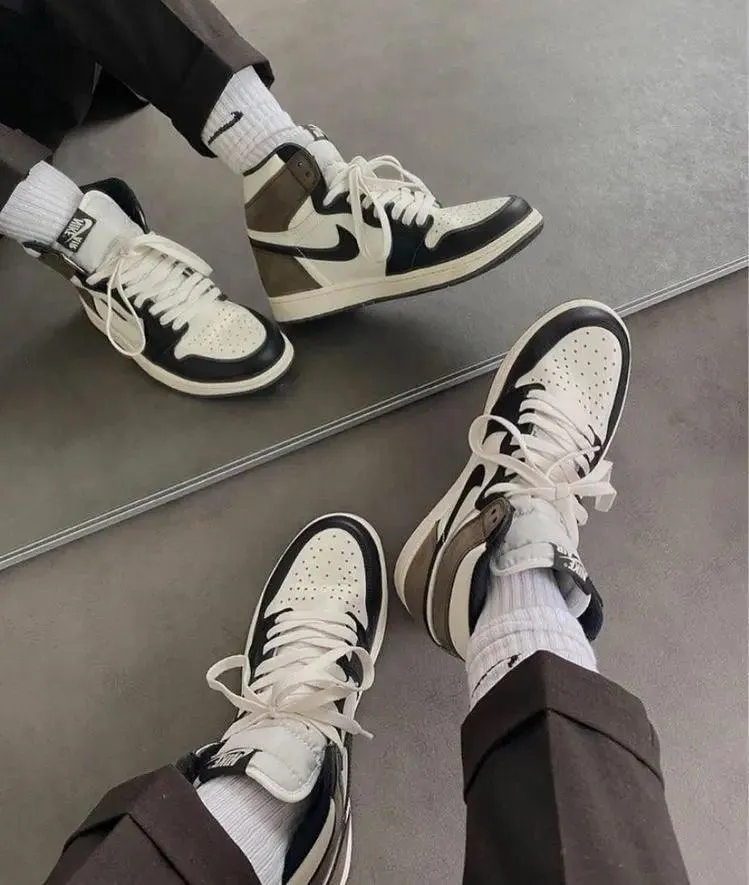 Custom Jordan 1  Retro High Dark Mocha High Q