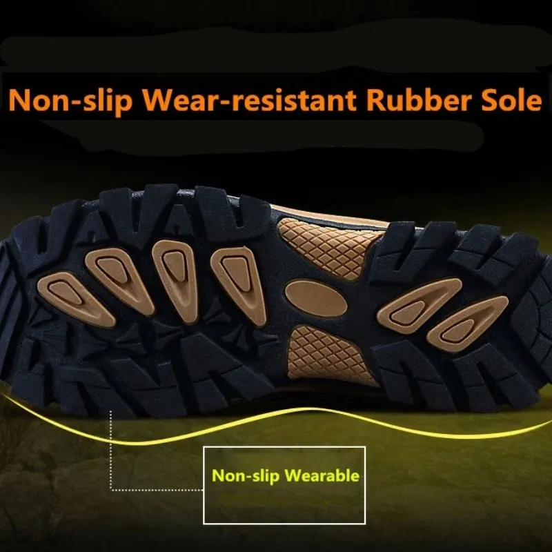 Cuzcare Men Waterproof Orthopedic Shoes Anti-shock Winter Boots