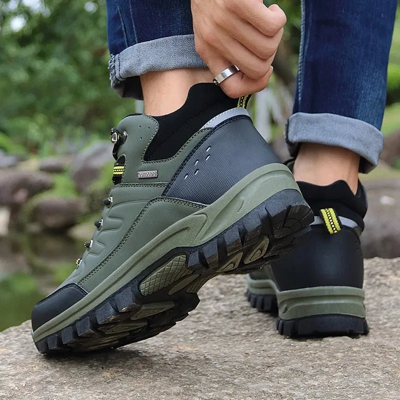 Cuzcare Men Waterproof Orthopedic Shoes Anti-shock Winter Boots