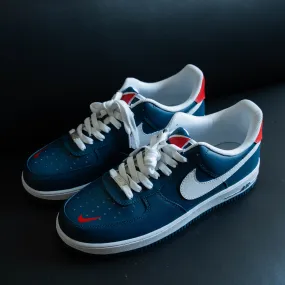 Denim Blue White Low Custom Air Force 1