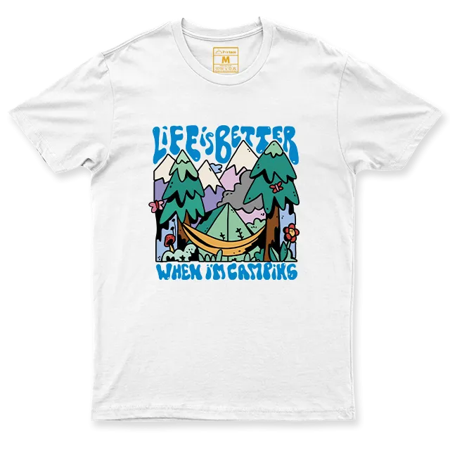 Drifit Shirt: When I'm Camping