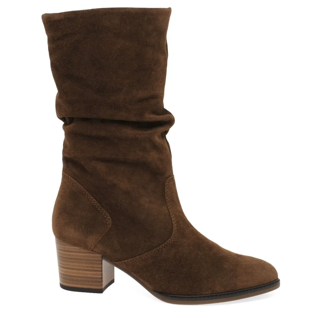 Gabor Ramona 52.894.41  Calf-Length Boots - Whiskey
