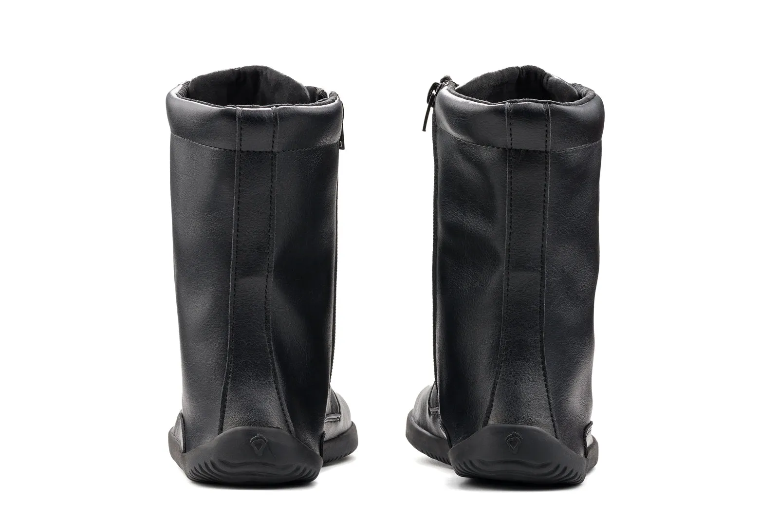 Jaya Barefoot Women’s Zip-up Boots – Black