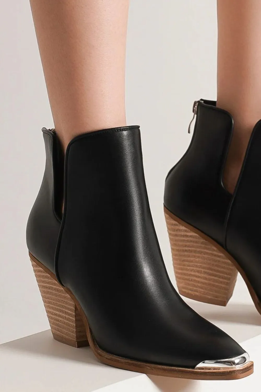 Johnnie Metal-Tip Ankle Boots