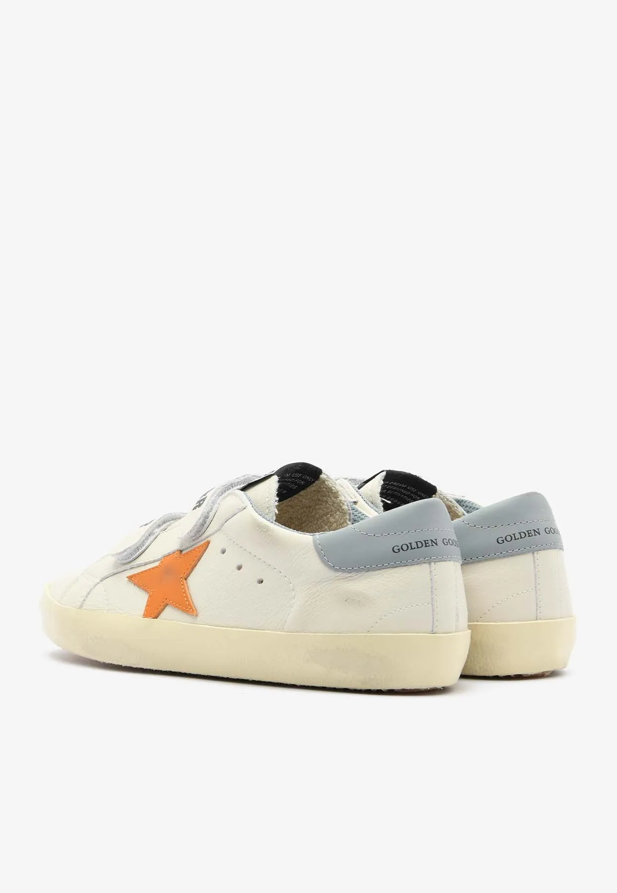 Kids Old School Leather Sneakers