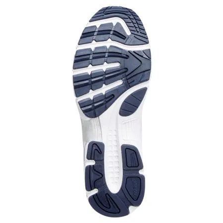 Kingsize Men's Big & Tall Kingsize No-Tie Sneakers, Navy White, Big - 12 W