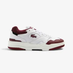 Lacoste Lineshot Leather White/Burgunder M