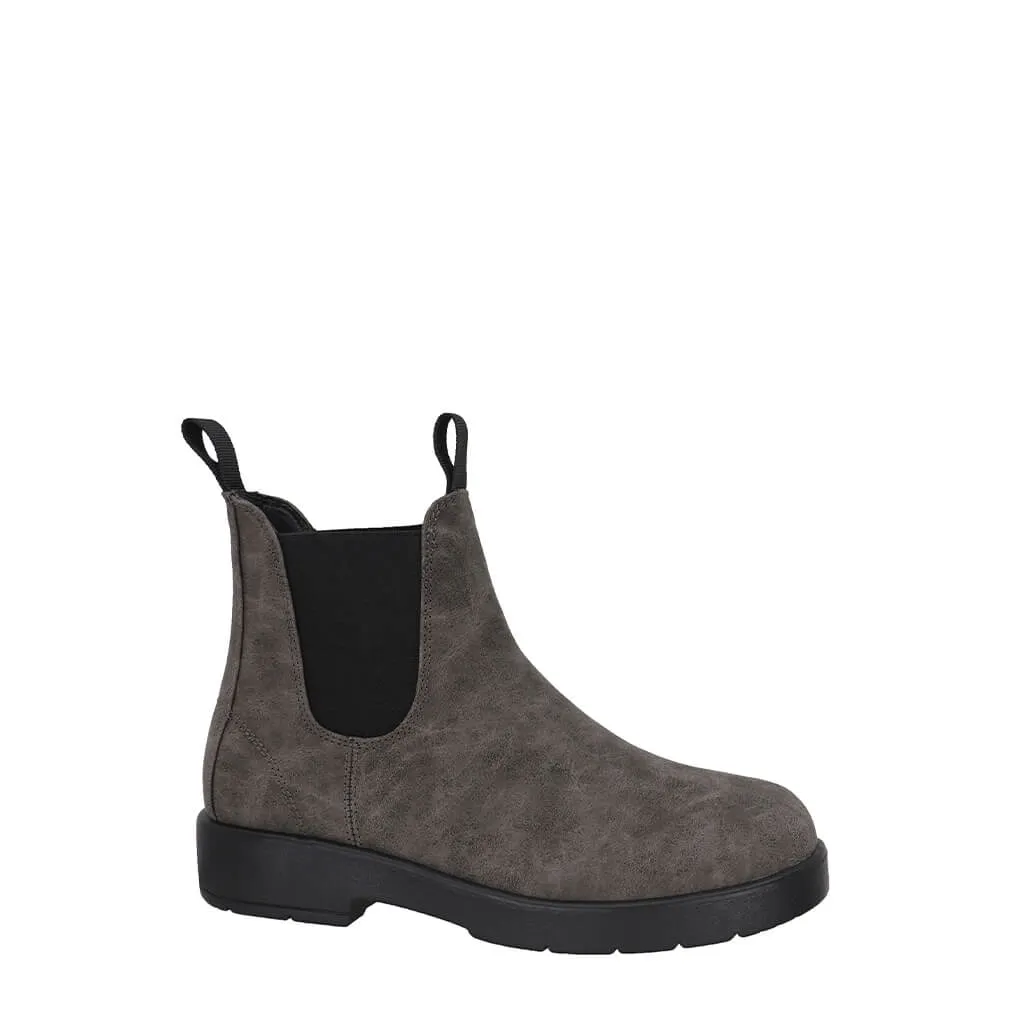 Lady Comfort Women's Sydney-T Chelsea Boots- Grey