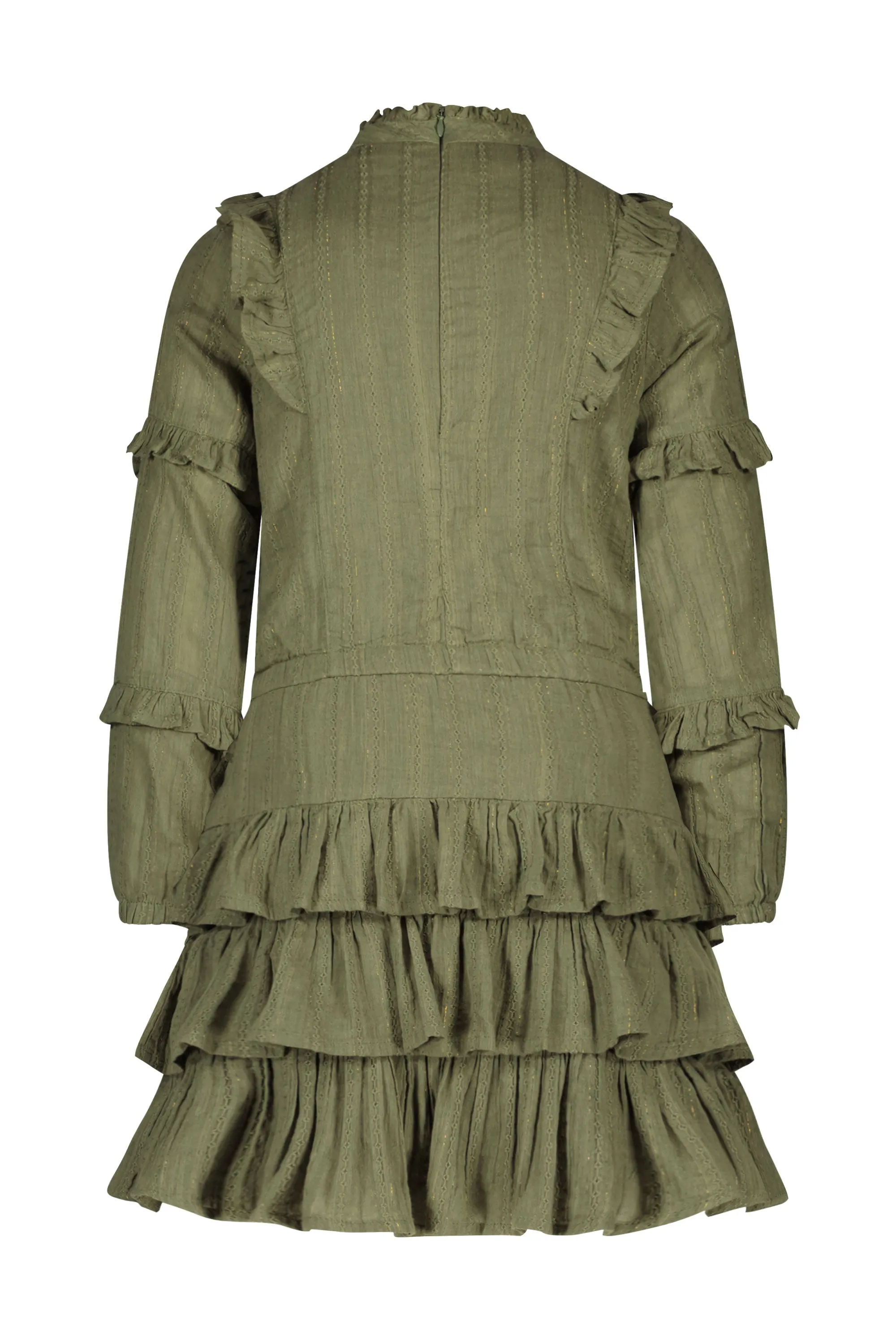 Like Flo Flo girls fancy woven ruffle dress