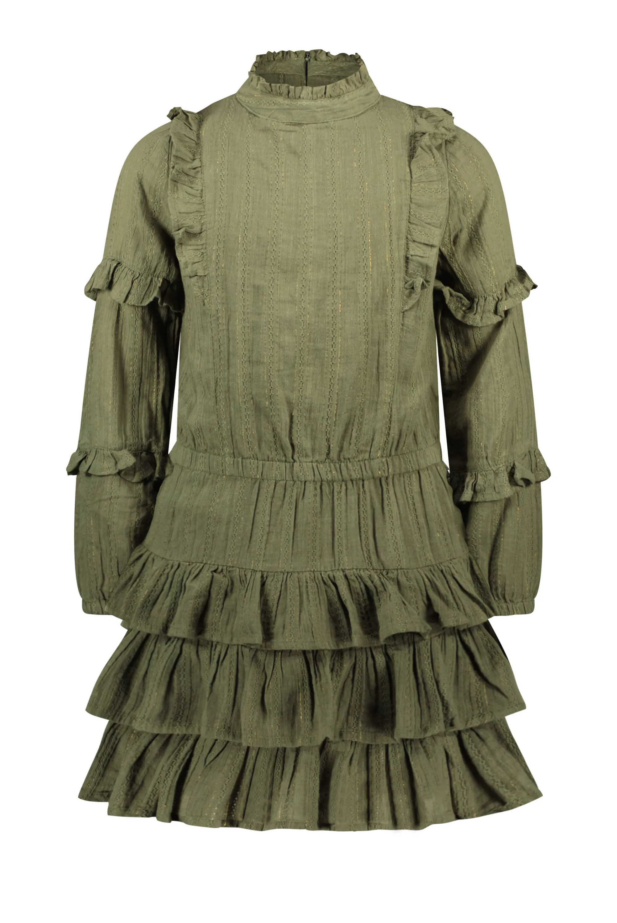 Like Flo Flo girls fancy woven ruffle dress