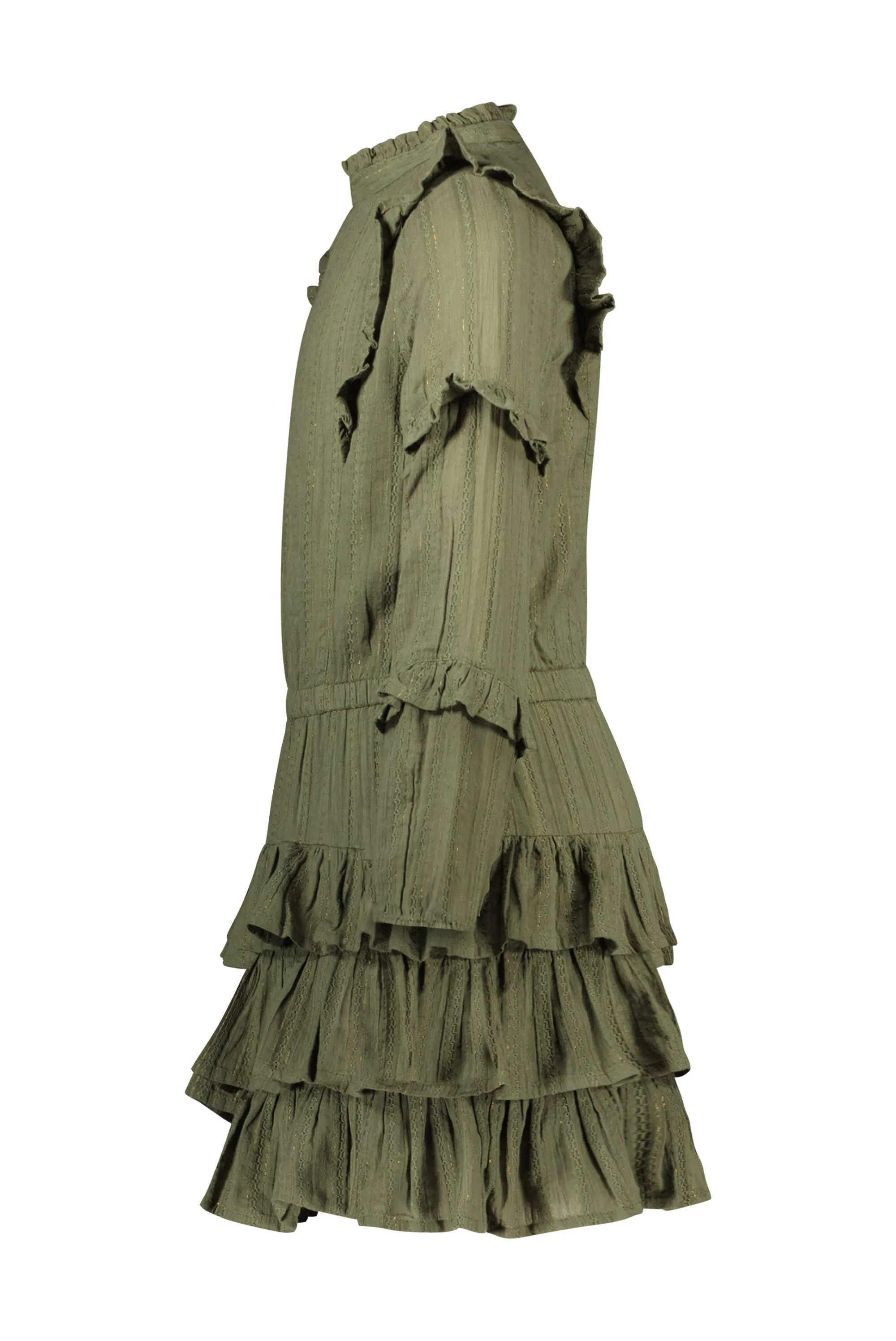 Like Flo Flo girls fancy woven ruffle dress
