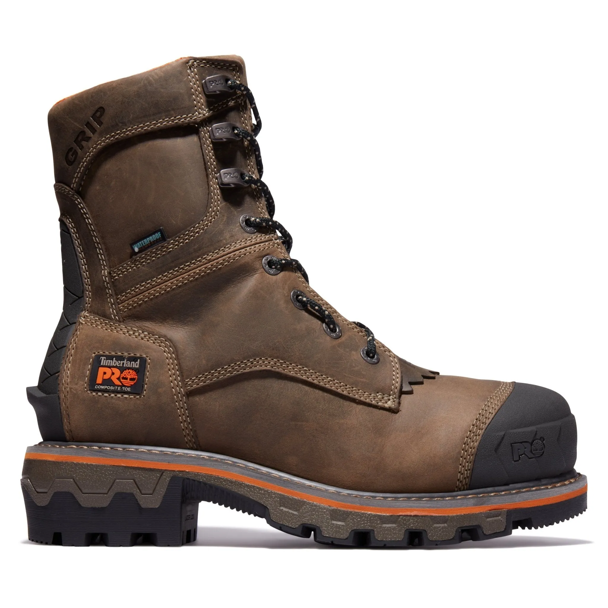 Men's Boondock HD 8-Inch Waterproof Comp-Toe Logger Boots