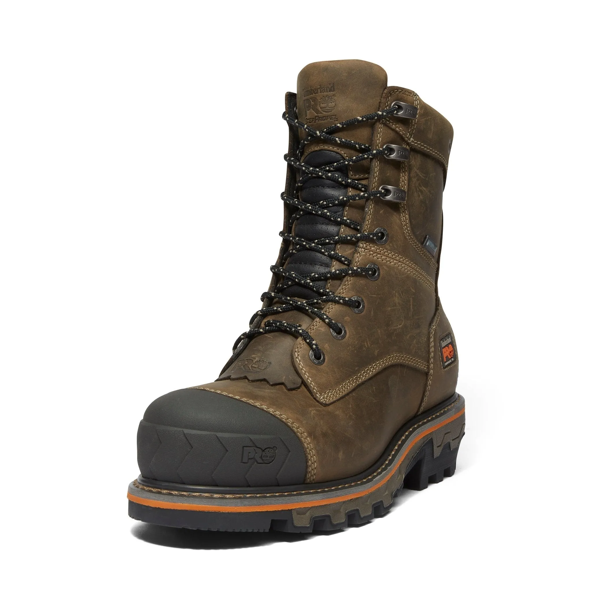 Men's Boondock HD 8-Inch Waterproof Comp-Toe Logger Boots