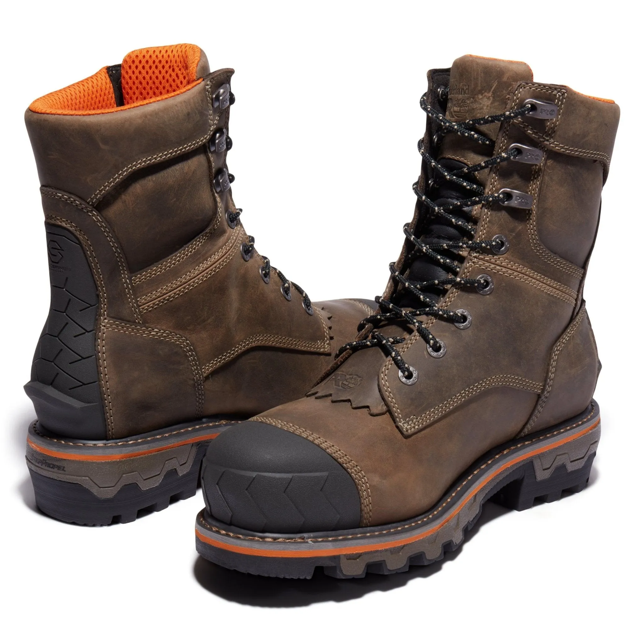 Men's Boondock HD 8-Inch Waterproof Comp-Toe Logger Boots