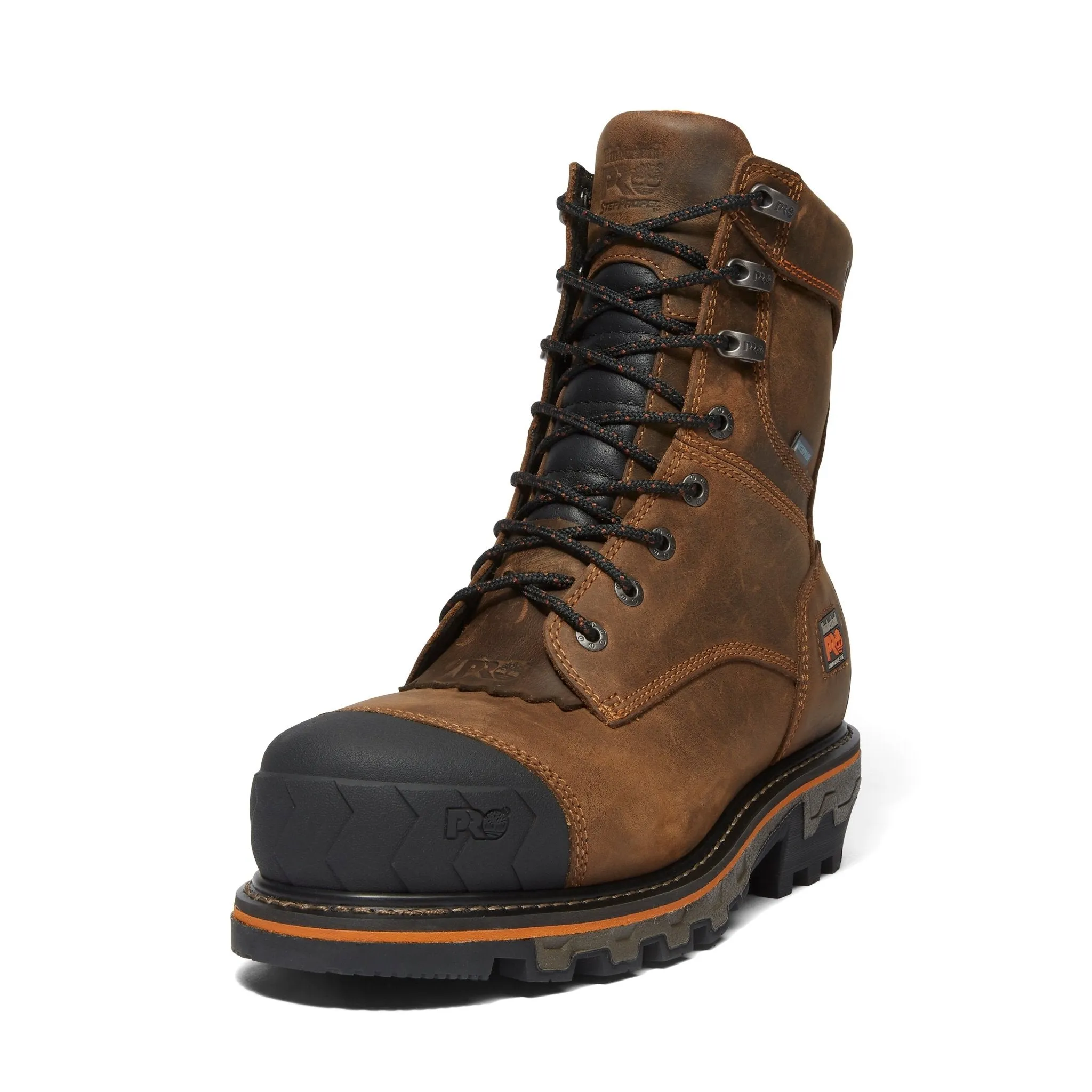 Men's Boondock HD 8-Inch Waterproof Insulated Comp-Toe Logger Boots