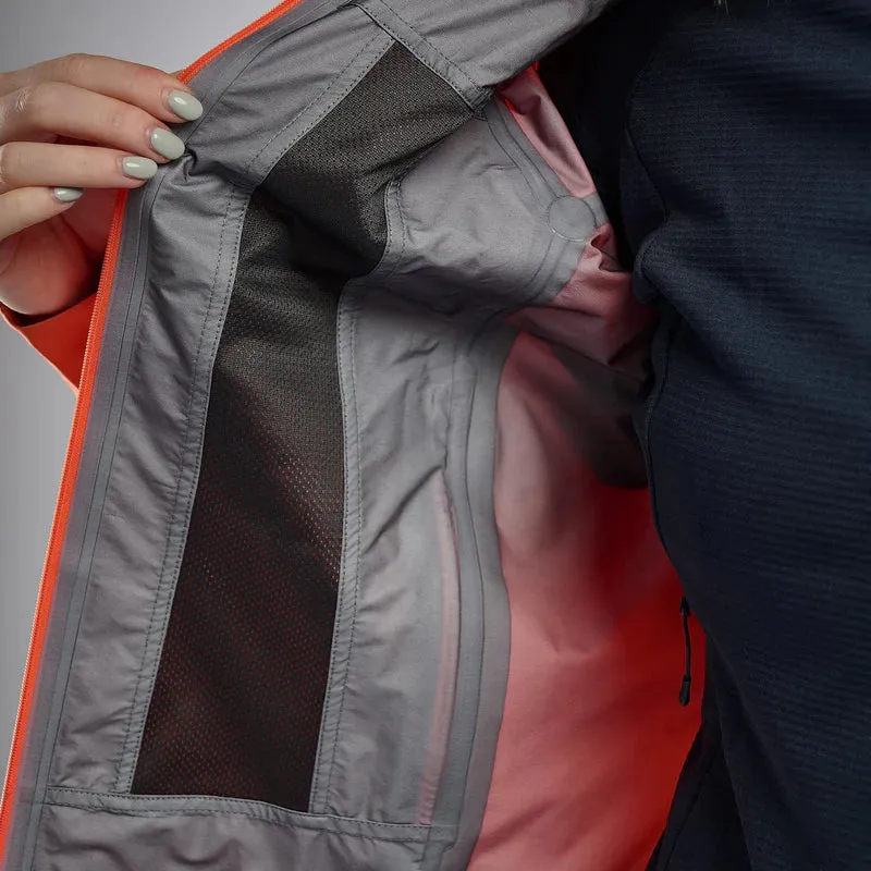 Montane Women's Phase Lite GTX Waterproof Jacket - Tigerlily