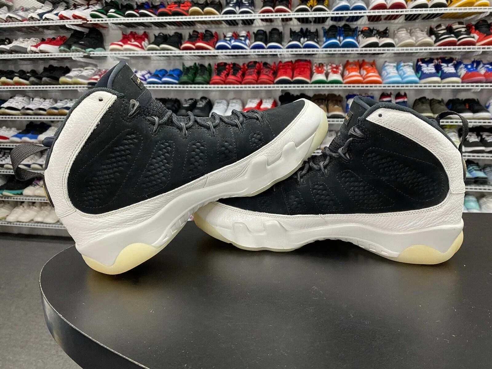 Nike Air Jordan 9 Retro City of Flight Black/Summit White-Gold Men's Size 12