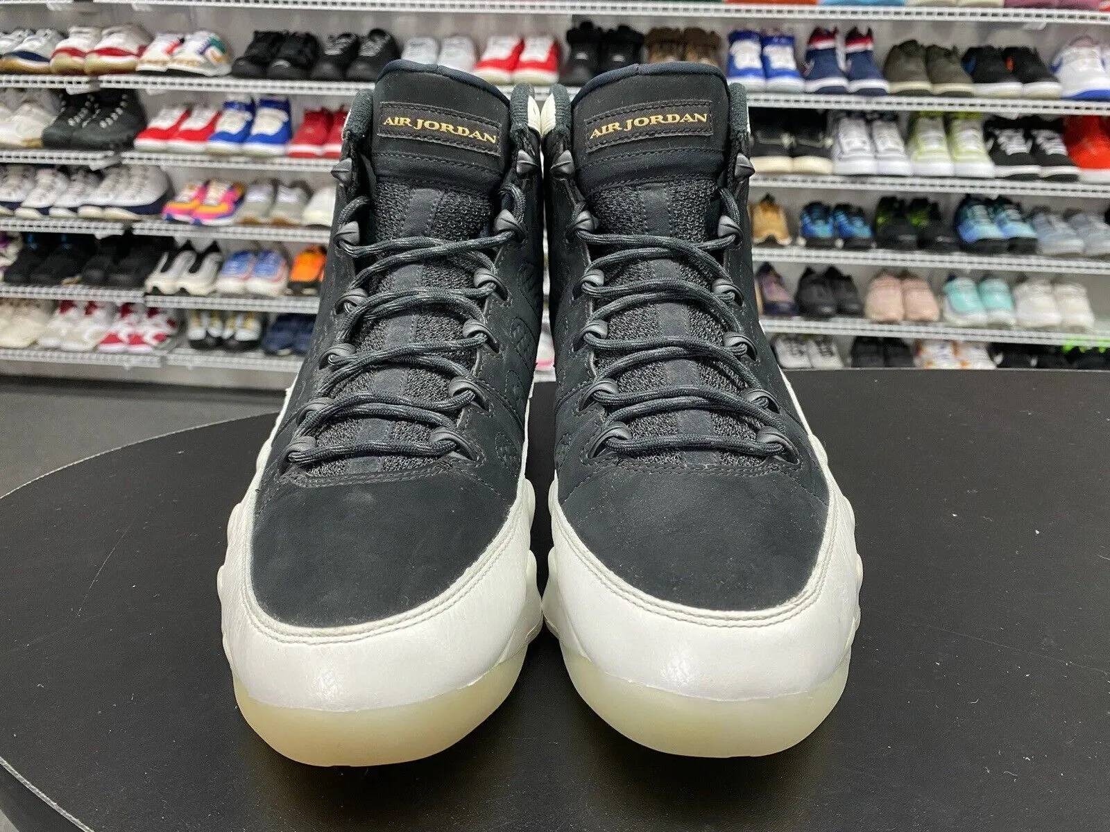 Nike Air Jordan 9 Retro City of Flight Black/Summit White-Gold Men's Size 12