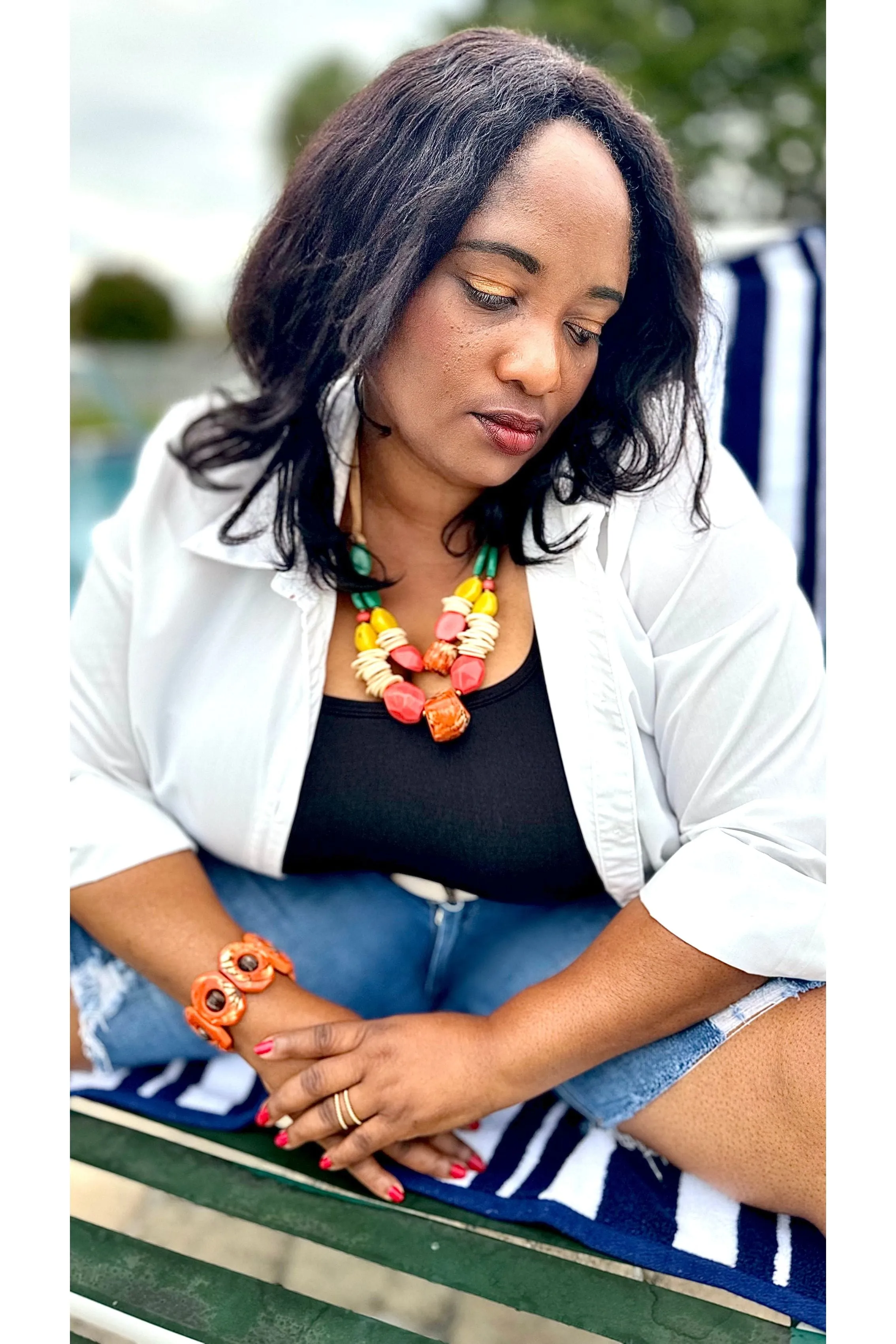 Organic Tagua Nut Bracelet Chelsea Bracelet
