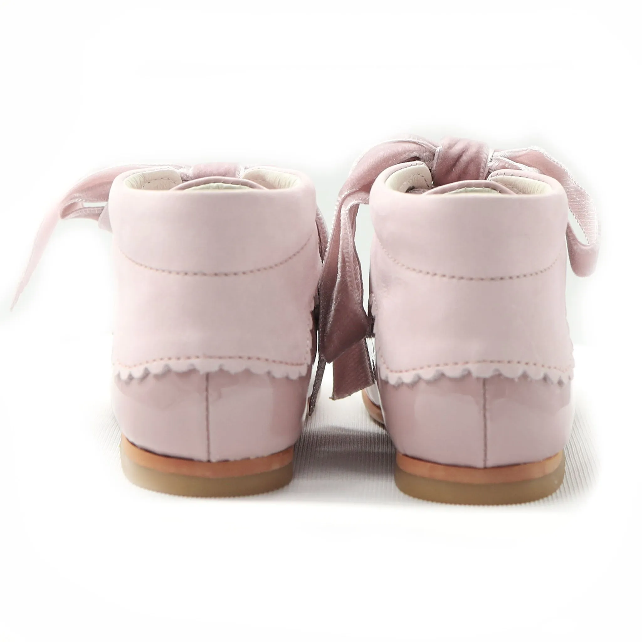 Patent Leather Boots - Antique Rose (20)