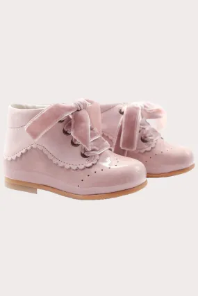 Patent Leather Boots - Antique Rose (20)