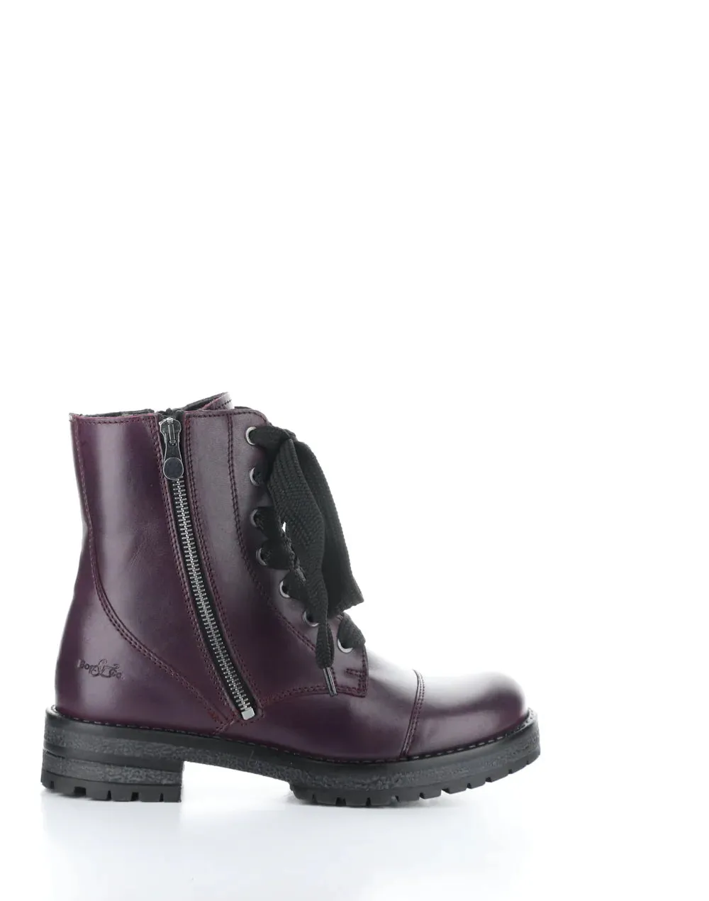 Paulie Purple Leather WATERPROOF Boot
