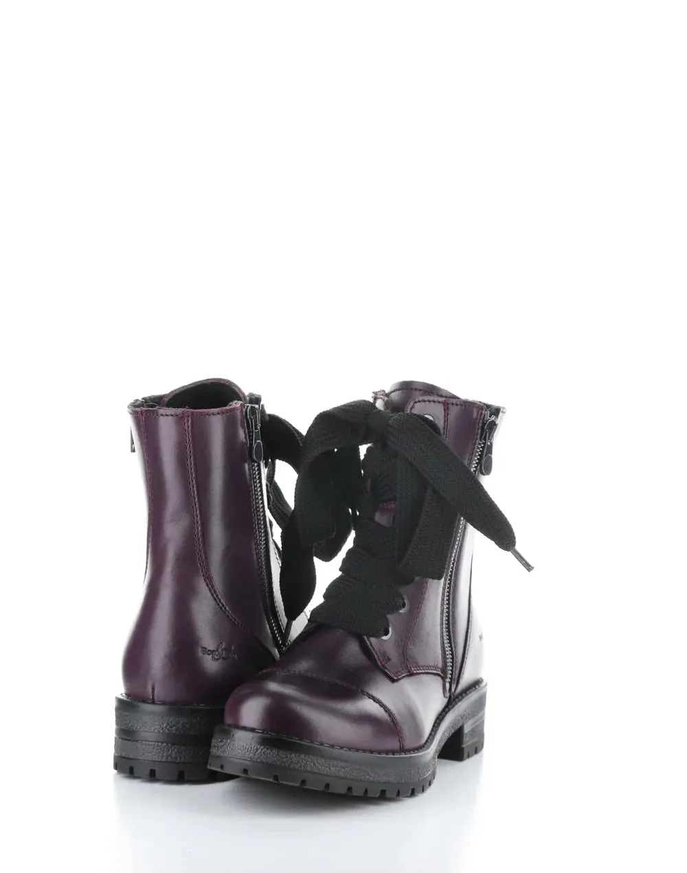 Paulie Purple Leather WATERPROOF Boot