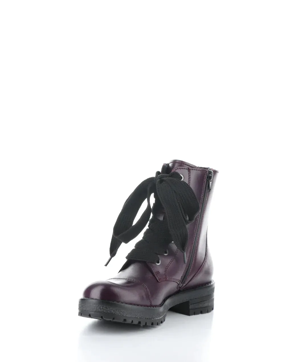 Paulie Purple Leather WATERPROOF Boot