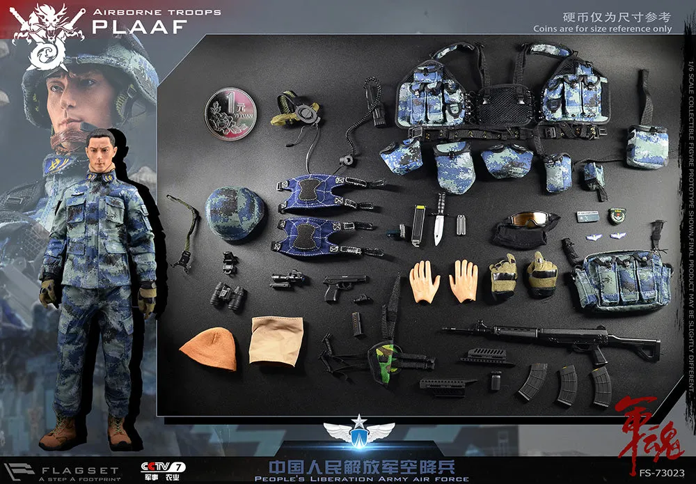 PLA Airborne Trooper - Brown Boots w/Woodland Ankles (Foot Type)