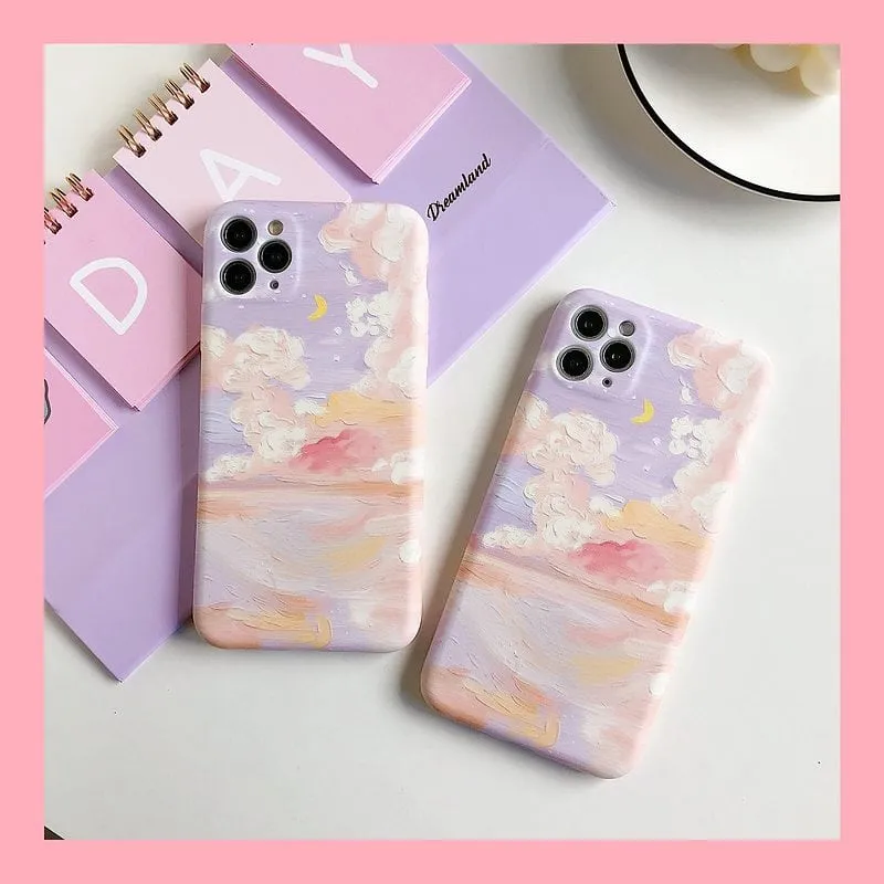 Retro Art Oil Painting iPhone Case