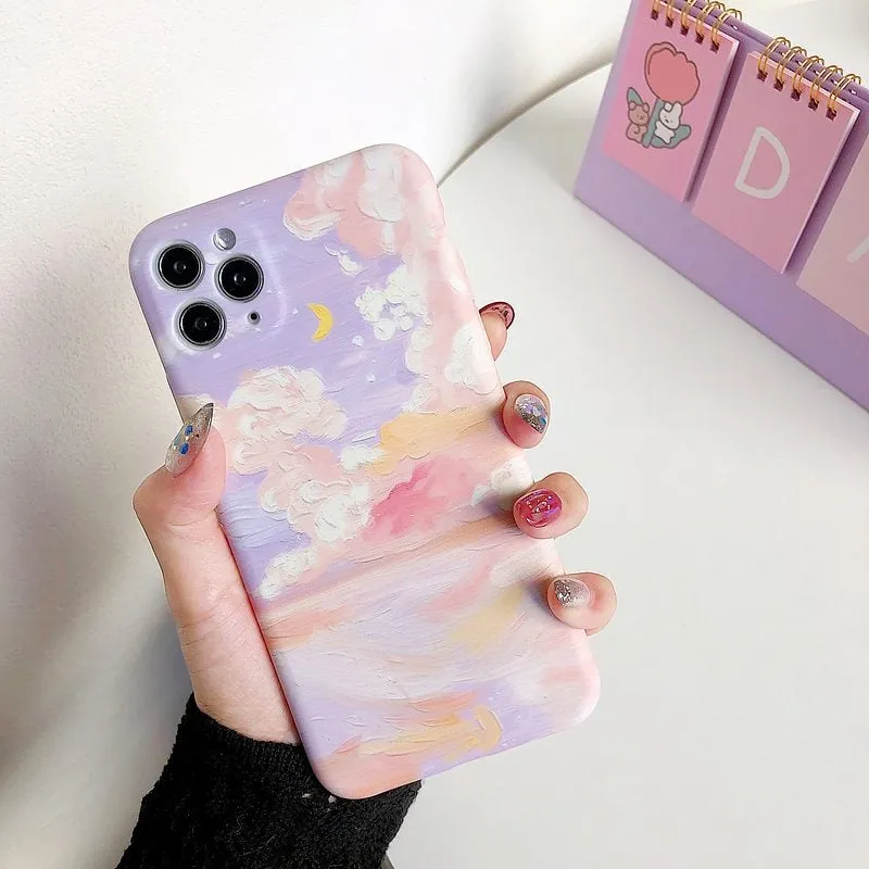 Retro Art Oil Painting iPhone Case