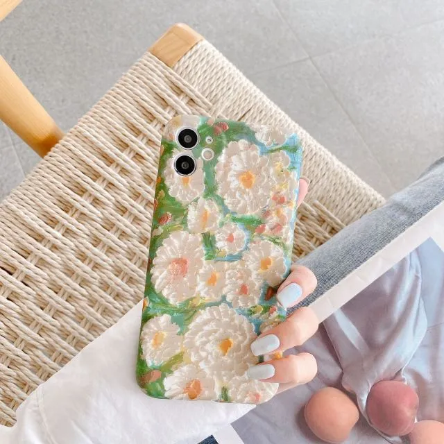 Retro Art Oil Painting iPhone Case