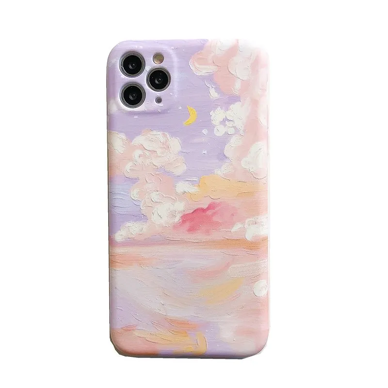 Retro Art Oil Painting iPhone Case