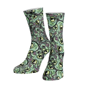 Spacefish Army Eco-friendly Cookie Octopus Dive Socks