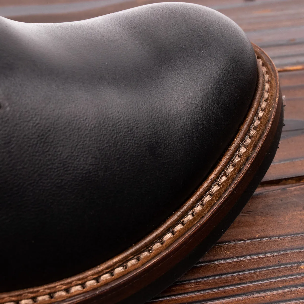 Tanker Boots - Black Horsehide