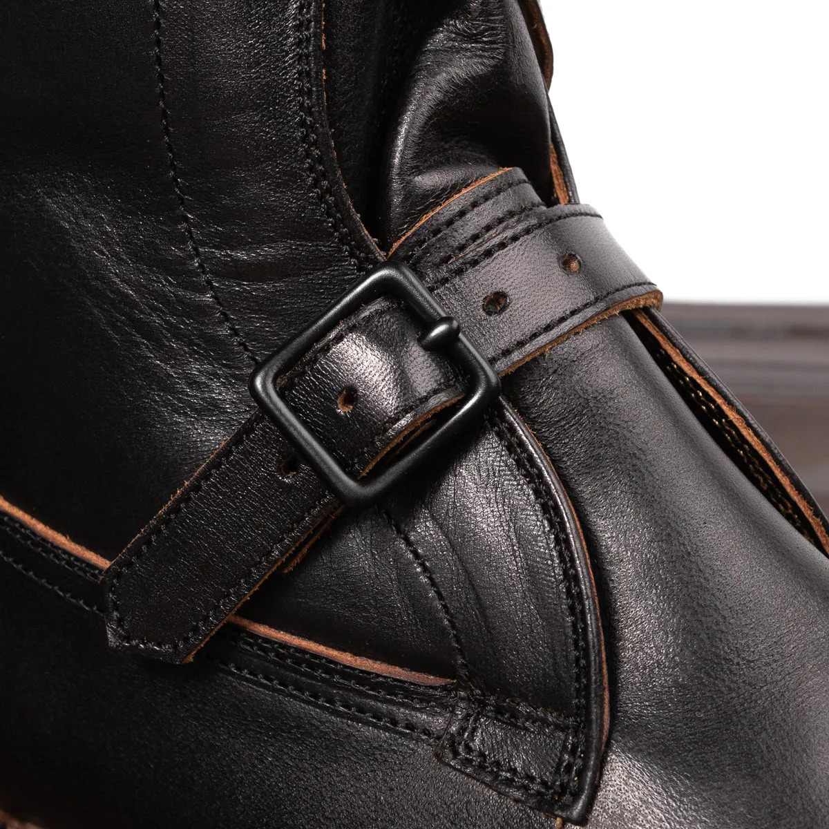 Tanker Boots - Black Horsehide