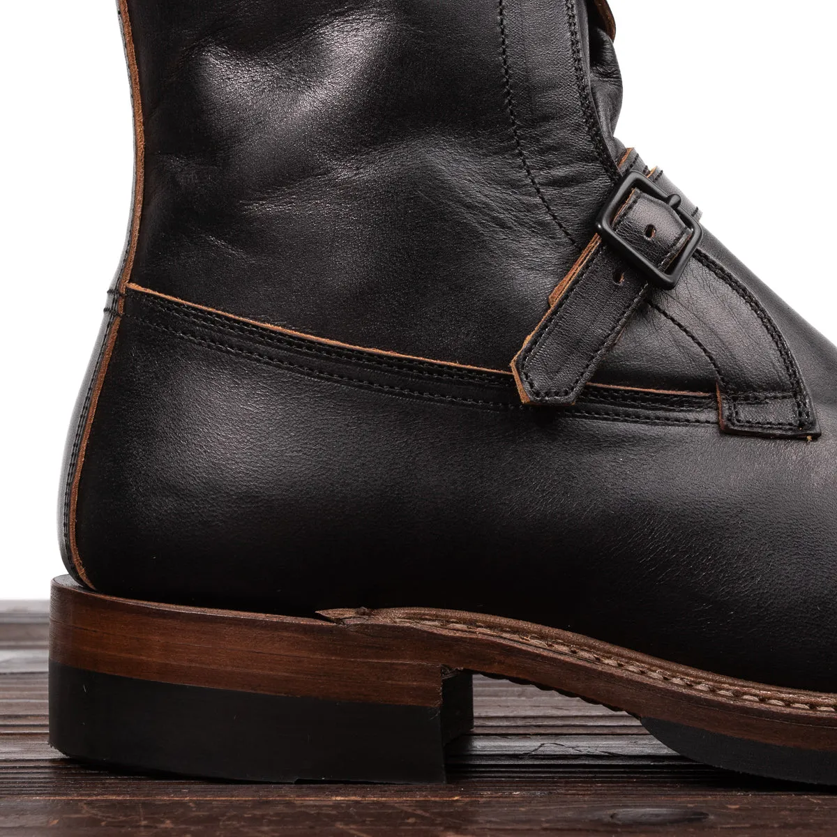 Tanker Boots - Black Horsehide