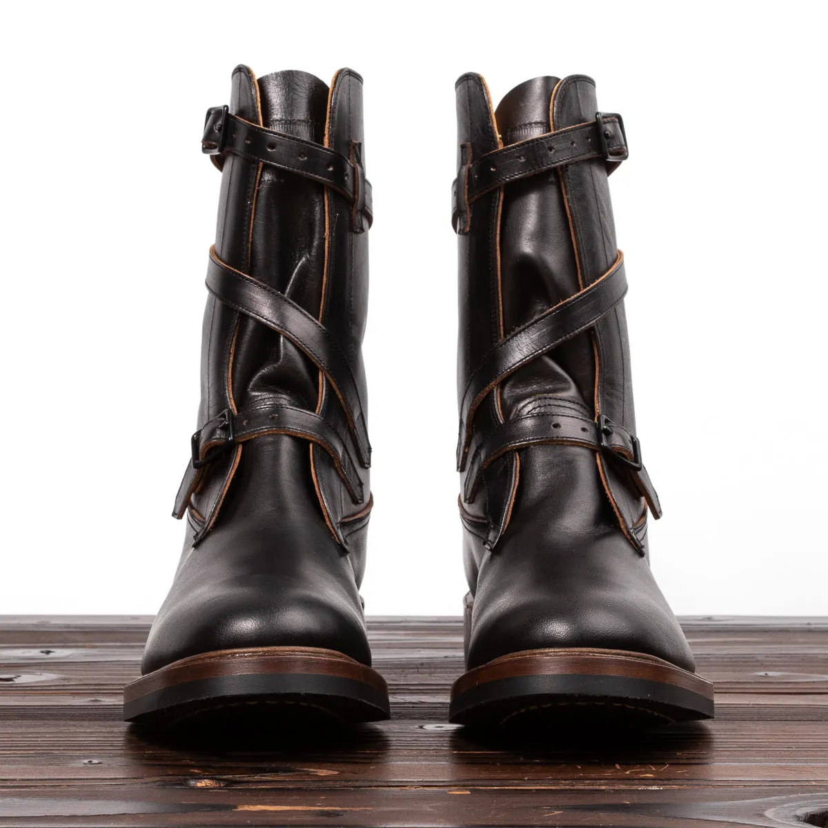 Tanker Boots - Black Horsehide