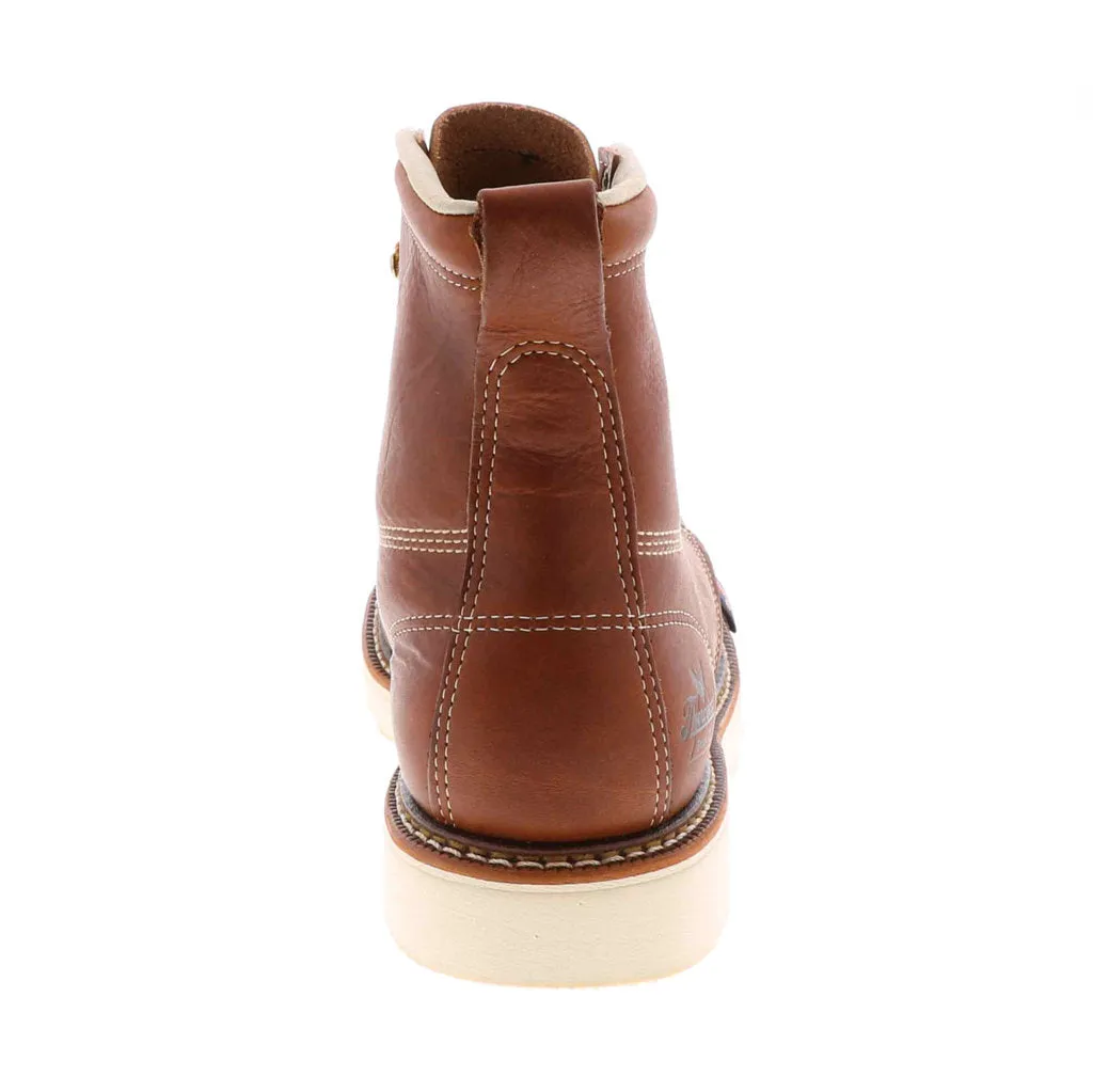 Thorogood 6 Inch Moc Toe Safety Toe Leather Men's Ankle Boots